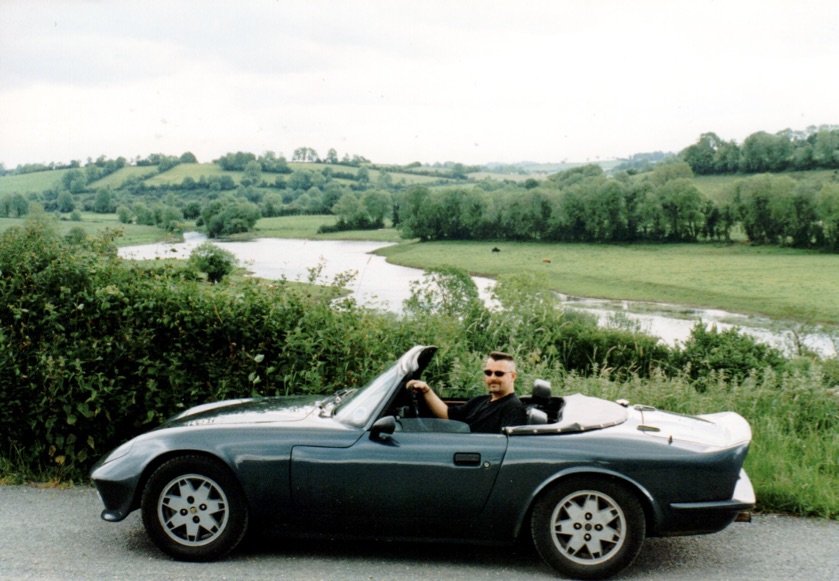 On tour in Ireland in 1998, with the Old Man